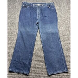 Long Haul‎ Jeans Mens 46x30 Blue Denim Straight Leg Classic Made in USA 75951B